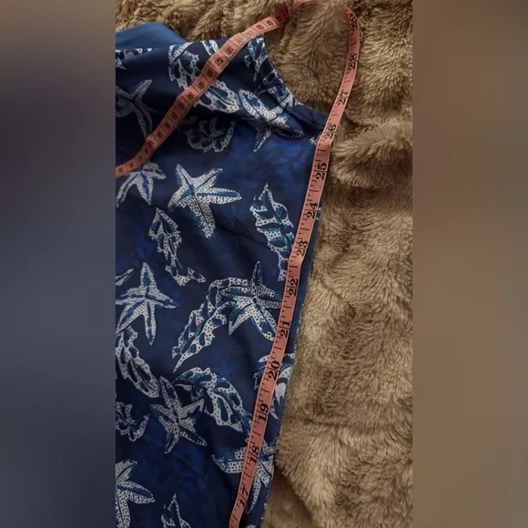 Cabana Life Navy and White Sleeveless Tunic Dress - Picture 8 of 8